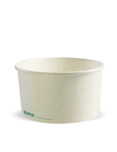 Biopak Bowls 1000ml White Biobowl (fsc) 50 Pack x 1